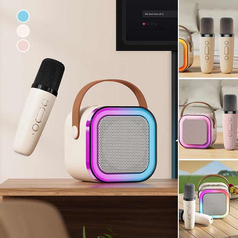 Fun Kids Portable Karaoke Machine with Wireless Mics