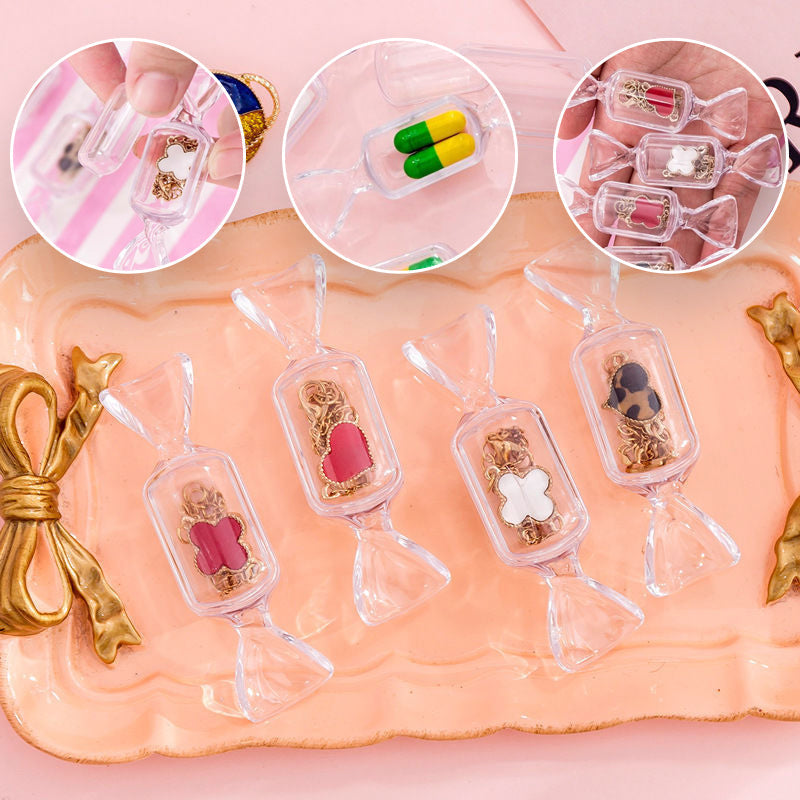 Clear Acrylic Candy Box Jewelry Organizer Set