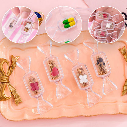 Clear Acrylic Candy Box Jewelry Organizer Set