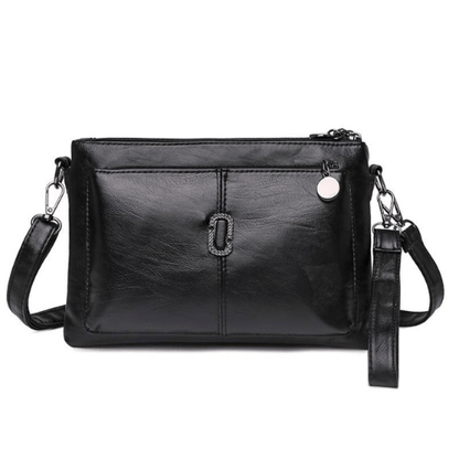 Luxury Mini Leather Shoulder Handbag - Fesara