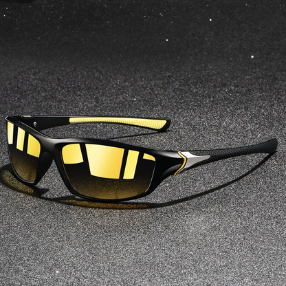 Men's Slim Polarized Shades - UV Protection Metal Frames