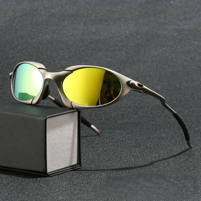 Men's Athletic Polarized Shades - Slim Metal Frame