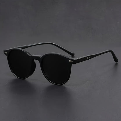 Vintage Round Men's Sunglasses Tortoiseshell Frames