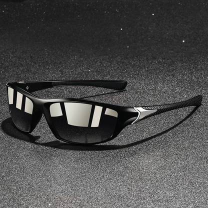 Men's Slim Polarized Shades - UV Protection Metal Frames