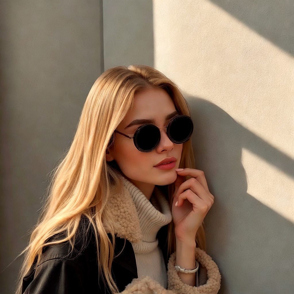 Trendy Black Sunglasses with UV Protection