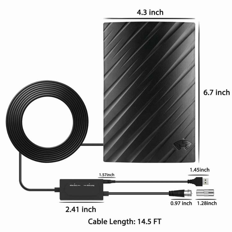 Best 4K Indoor TV Antenna with 600 Mile Range