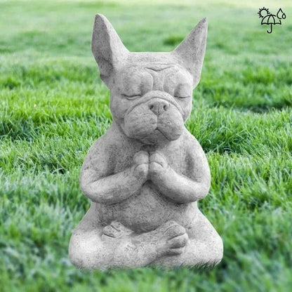 Cute Dog Meditation Figurine - Fesara