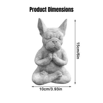 French Bulldog Yoga Statue - Bulldog Statue - Wild Eye Vision