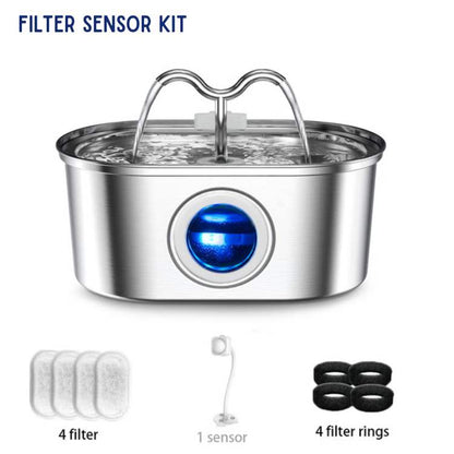 FreshFlow Silent Hydration Cat Fountain - Cat Fountain - Wild Eye Vision