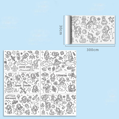 Decorative Painted Paper Art