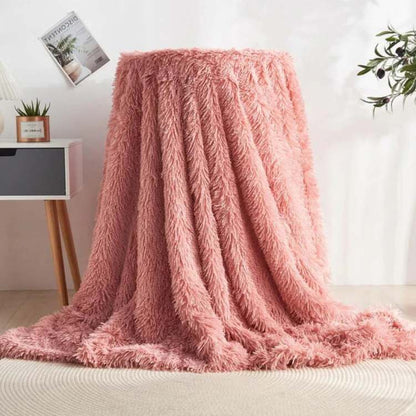 Fuzzy Faux Fur Throw Blanket - Throw Blanket - Wild Eye Vision