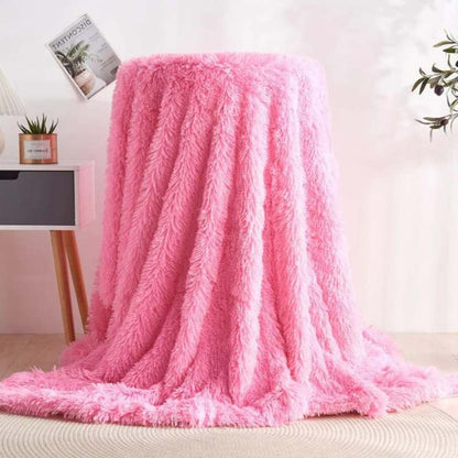 Fuzzy Faux Fur Throw Blanket - Throw Blanket - Wild Eye Vision