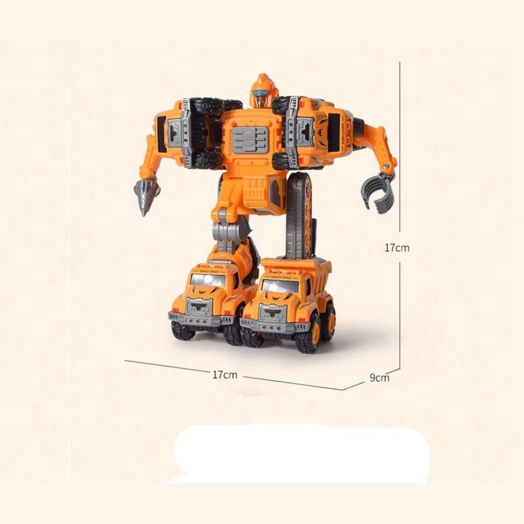 Fun 5 in 1 Transforming Car Toy Set