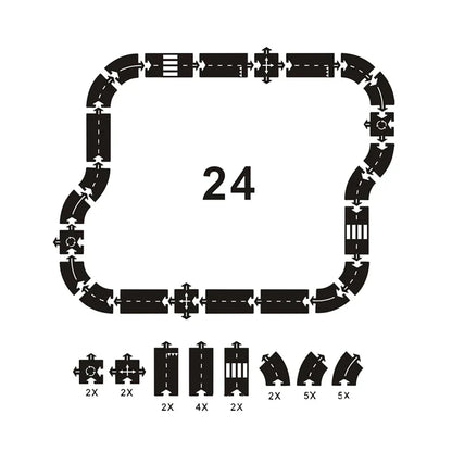 Speedway Racing Track Set