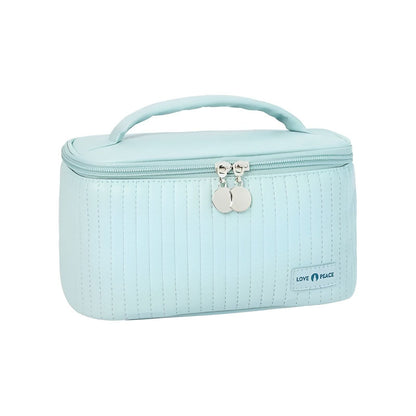 Waterproof Travel Makeup Bag with PU Leather