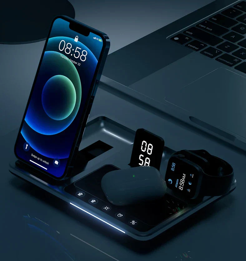 Quick 4-in-1 Wireless Charger for iPhone and AirPods