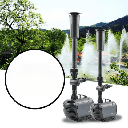 Energy-Efficient Water Fountain Pump for Quiet Circulation – Versatile Pond and Water Feature Pump with Adjustable Nozzles-5
