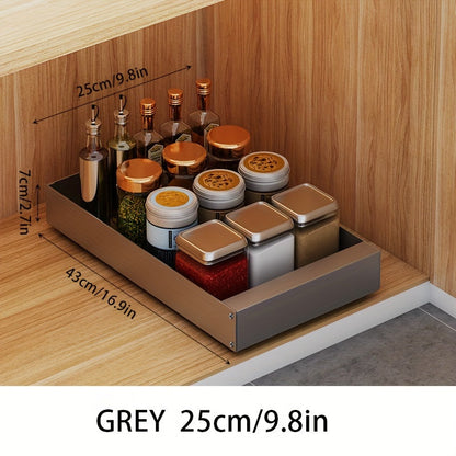 Compact Kitchen Slide Out Storage Shelf