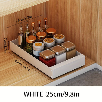 Compact Kitchen Slide Out Storage Shelf