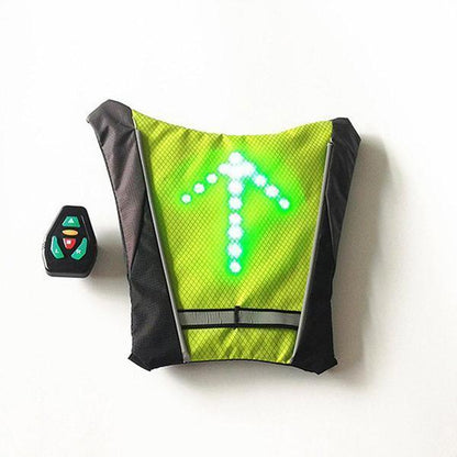 Visible LED Safety Vest for Cycling Outdoor Use