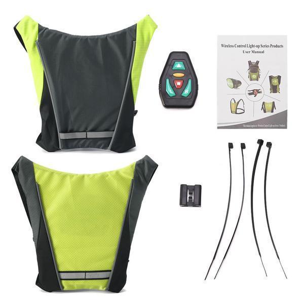 Visible LED Safety Vest for Cycling Outdoor Use