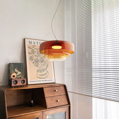 Frosted Glass Hanging Light