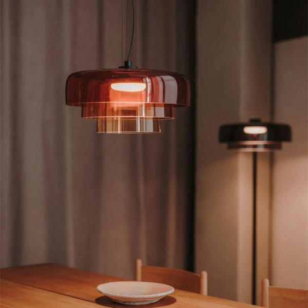 Frosted Glass Hanging Light