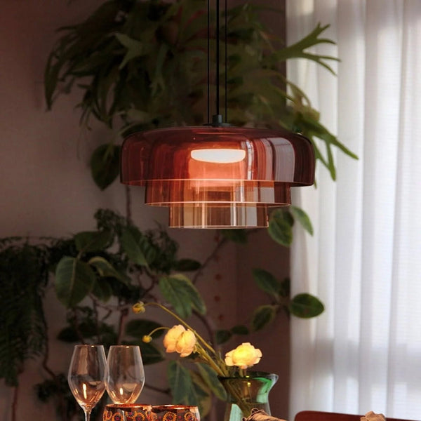 Frosted Glass Hanging Light