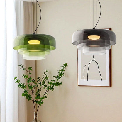 Frosted Glass Hanging Light