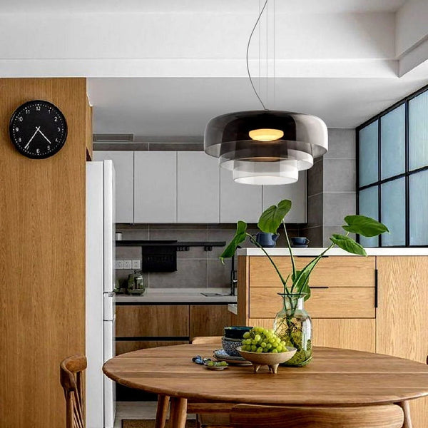Frosted Glass Hanging Light