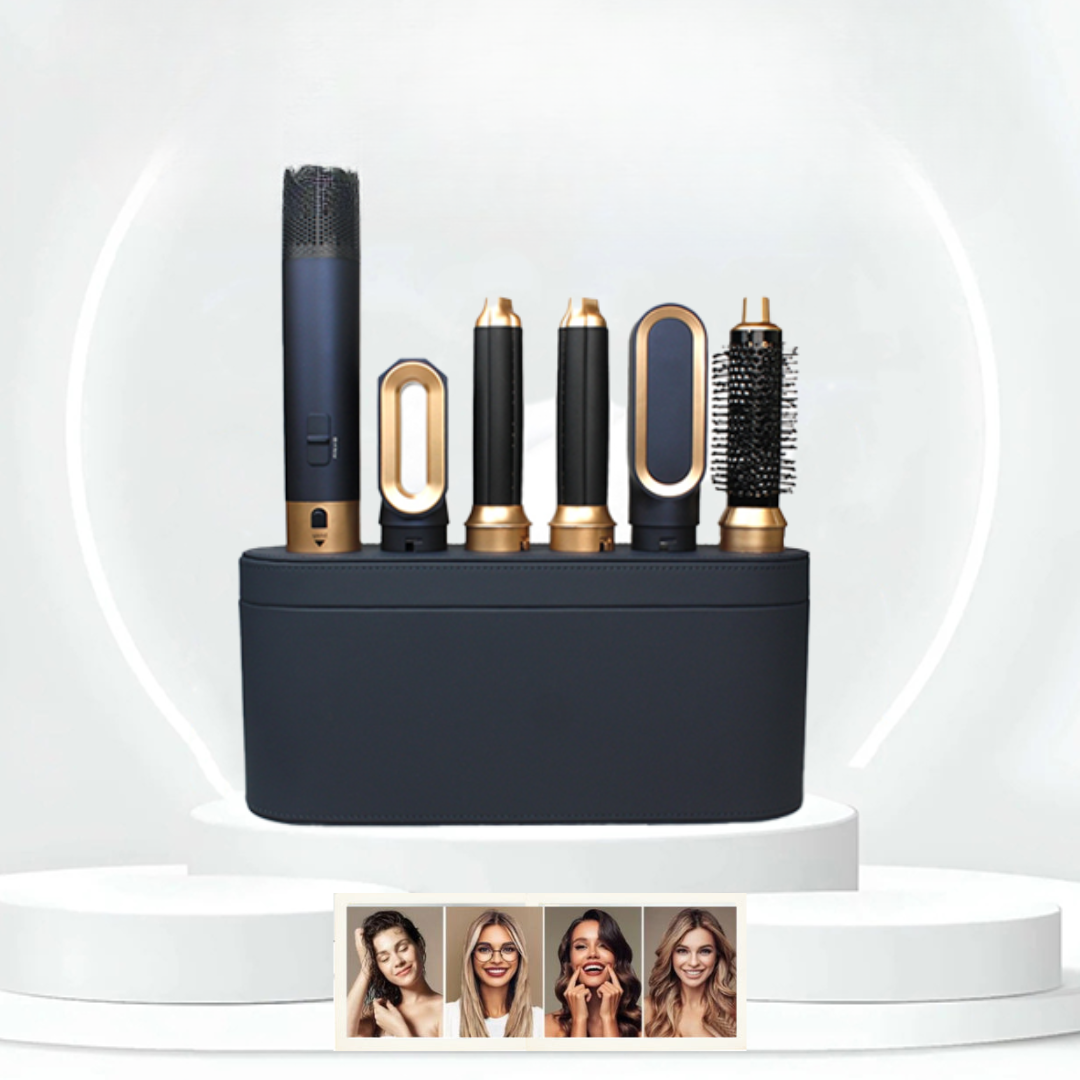 Pro Hair 5-in-1 Styling Tool | 1000W Ionic Hot Brush - Fesara