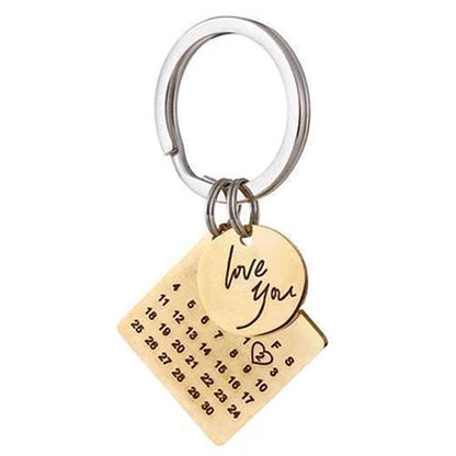 Mini Daily Calendar Keychain - Fesara