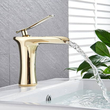 Luxury Bathroom Faucet - Contemporary Water Flow Design