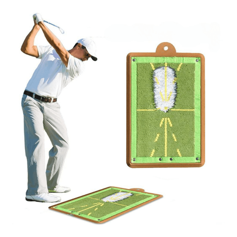 Portable Golf Training Mat with Instant Swing Analysis - Fesara