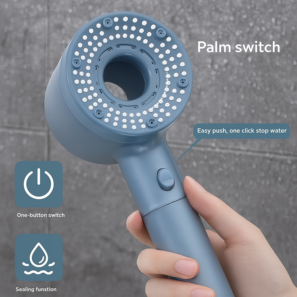 Luxury Shower Head with Powerful Water Spray Massage - Fesara
