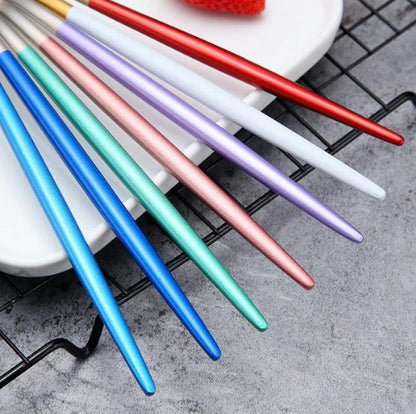 Premium Stainless Steel 24pc Flatware Set for Fine Dining