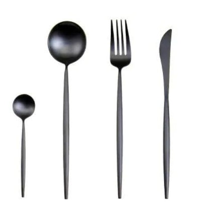 Premium Stainless Steel 24pc Flatware Set for Fine Dining - Fesara