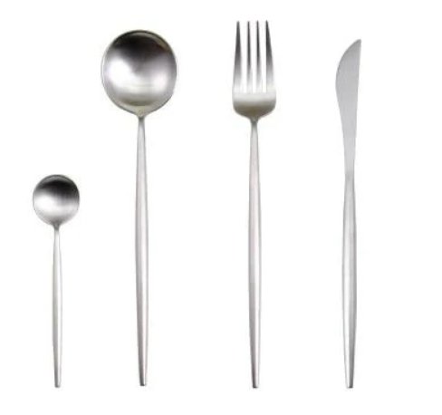 Premium Stainless Steel 24pc Flatware Set for Fine Dining