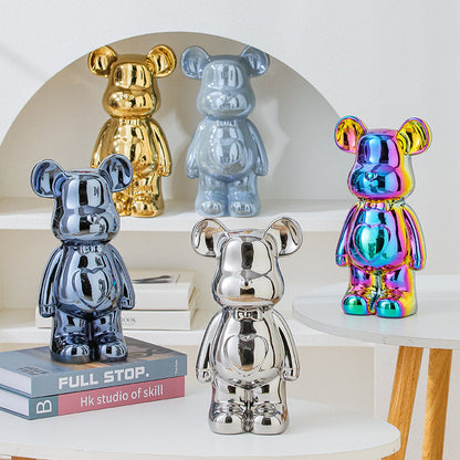 Cute Teddy Bear Figurine for Home Decor - Fesara