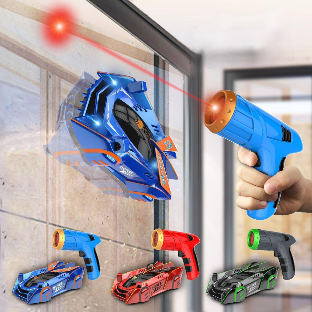 Fast RC Wall Crawler Car with LED Lights and Remote
