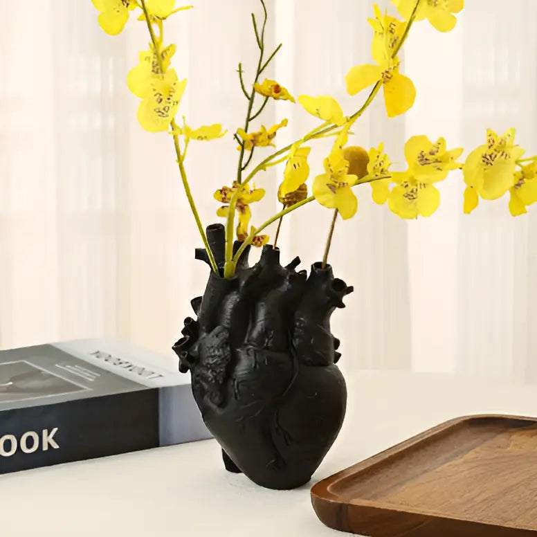 Colorful Heart Shaped Greek Vase - Fesara