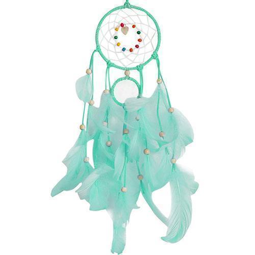 Colorful Hanging Dreamcatcher Lamp