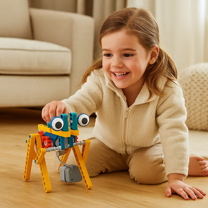Fun Learning Building Blocks with Motorized Kit