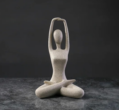 Serenity Yoga Figure - Contemporary Home Decor Statue