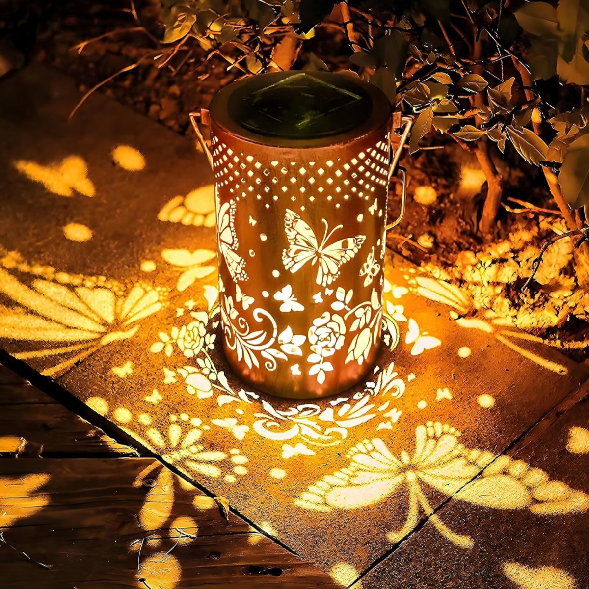 Colorful Solar Garden Lantern
