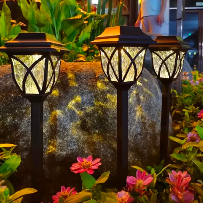 Bright Outdoor Solar Powered Walkway Lights - Fesara