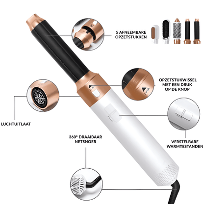 Easy 5-in-1 Hair Styling Tool