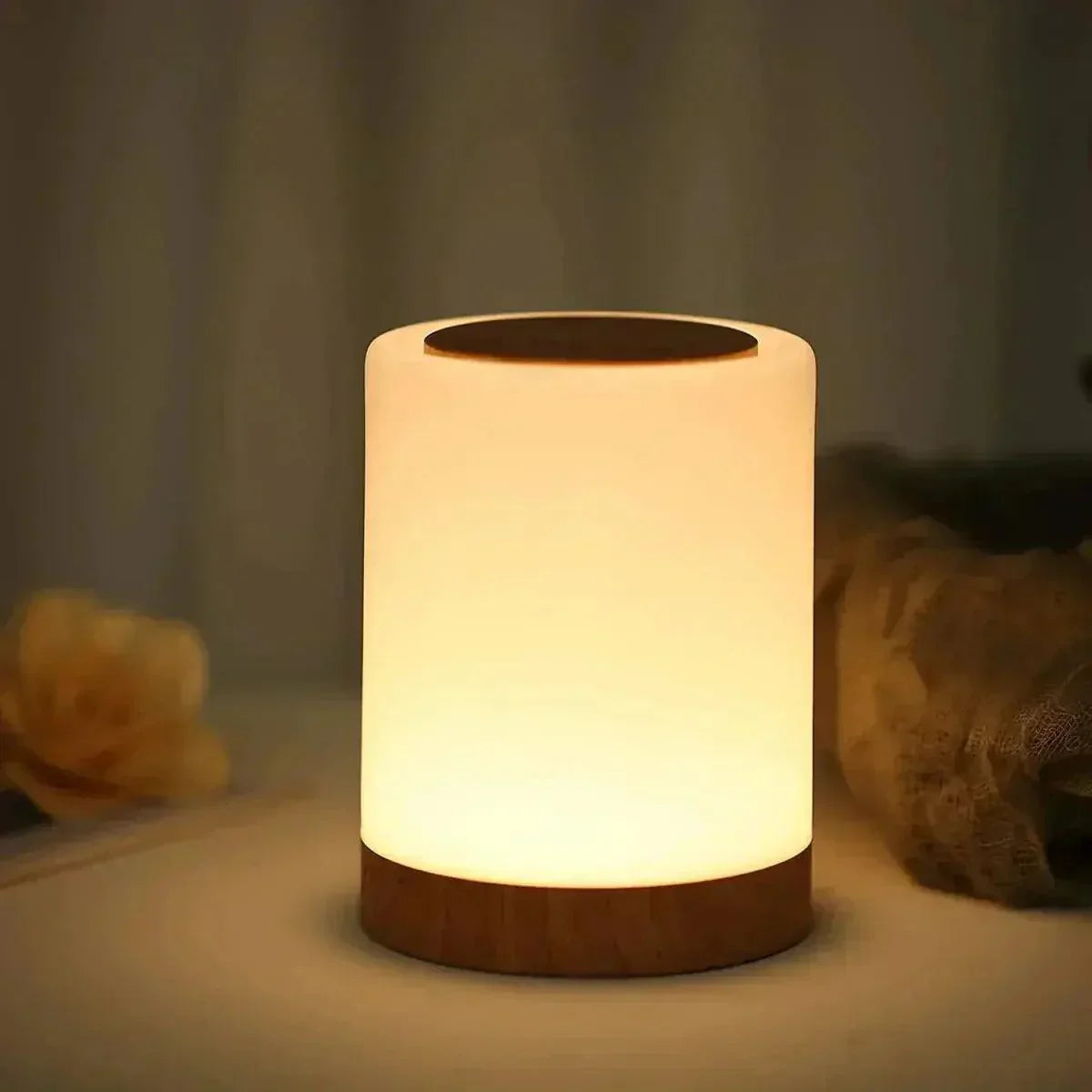 Compact LED Table Lamp with Touch Control