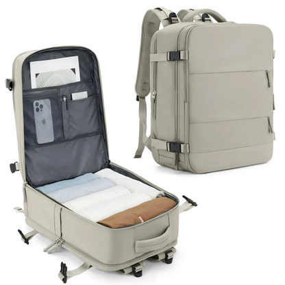 Compact Travel Suitcase with Large Storage Capacity - Fesara