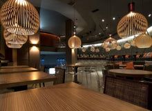 Natural Wood Hanging Lamp